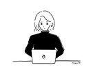 どのシーンでも使えるシンプルなイラストを提供します かわいい、きれい、お客様に合わせた唯一無二の線画イラストです イメージ8