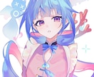 鮮やかで魅力的☆素敵なイラストお描きいたします ヘッダー・サムネイル・歌ってみた・配信・グッズ・VTuber イメージ3
