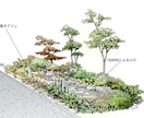 植栽プランを含め手描きパース制作します 季節に合わせたガーデニングや外構又公園プラン。 イメージ10