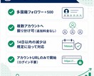 インスタフォロワー500人増やします ⭐️最高品質　インスタ インスタグラム フォロワー⭐️ イメージ2
