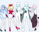 TRPGの立ち絵を描かせて頂きます TRPG、ゲームなどで使用する立ち絵を描かせていただきます。 イメージ1