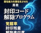 潜在能力を顕在化させる黒龍強化セッションします 覚醒率上昇強化　魂の封印コードを黒龍波動解除し進化率数値化 イメージ3