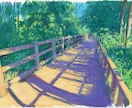 風景画、背景画を描きます リアルな風景をデジタル/アナログ問わず描きます イメージ6