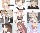 SNSアイコン！世界に一つのアイコンお描き致します SNSなどで使用していただけるイラスト描きます イメージ8