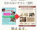 あなたのチラシを「伝わる」チラシに整えます ごちゃつきを整え、自然に「伝わる」形へリデザインします イメージ1