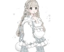 シンプル簡易！ポンポンリボン量産イラスト描きます ポンポンリボン量産の【変更可能箇所少なめ&塗り簡易】枠です イメージ1