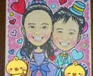似顔絵描きます!サイズも要用に対応可能です イメージ1