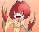 可愛いデフォルメされたキャラを描きます 画像のような絵のスタイルで描きます イメージ1