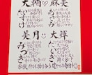 ご家族全員のお名前をポエムにしてお書きします ご自宅のインテリアや大切な方への贈り物に最適なギフトです。 イメージ1