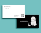 イラストレーターが描く似顔絵入り名刺を作成します 好きな色とテンプレを選んで、写真を送るだけ！ イメージ3