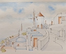 手描き！水彩画で建物や街並み・景色を描きます 旅行先の景色や思い出の場所をイラストで表現します！ イメージ2