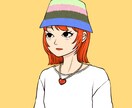 人と被らない！ポップなアイコンイラスト描きます 商用利用可！インスタ、ブログ、XなどSNSアイコンにぜひ◎ イメージ4