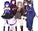 キャラクターの立ち絵制作します キャラクターデザイン・衣装差分つくります！ イメージ7
