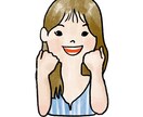 ブログ用アイコ作成します 手描きタッチのアイコン+表情別のカット イメージ3