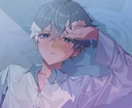 綺麗なイラストをオーダーメイドで描きます 歌ってみた動画やVtuber、立ち絵を透明感あるイラストに！ イメージ8