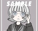 可愛い女の子のデフォルメアイコンをお描きします ファッション好きな方におすすめ！おしゃれな女の子イラスト♪ イメージ9