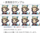 ゲーム制作等に使えるドット絵の立ち絵を制作します 商用利用可！ゲームやTRPGなどに立ち絵、顔グラが必要な方へ イメージ3