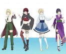 あなただけの立ち絵を制作します こだわりの姿を一緒に作りましょう！ イメージ1