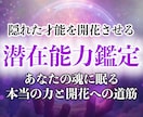 30年の霊視経験による【潜在能力鑑定】を行います あなたの秘めた力、眠る才能、潜在能力を開花・覚醒させます イメージ1