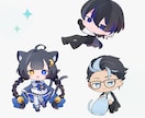 ミニキャラ(SD・デフォルメ)イラスト制作します 商用利用料込み◎配信・グッズ・アイコン・スタンプなどに！ イメージ5