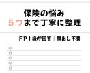 FP１級がチャットで家計・保険の質問５個に答えます 生命保険会社に１５年ほど勤務していました イメージ1