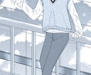 少女マンガ風のイラストを制作いたます アイコン・全身絵・背景入り壁紙を描くのは可能です イメージ2