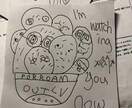 絵を描きます 友達の写真やペットのプレゼントとして似合う^ ^ イメージ2