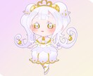 貴方だけのデフォルメイラスト描きます お顔はもちっと可愛さを残しつつスタイルのいいキャラを描きます イメージ2