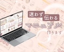 デザイン仕上げ専用｜迷わず伝わるマニュアル整えます 文章はそのまま、見やすさだけ整えたい方へ イメージ1