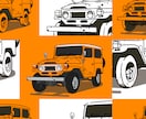 車・バイクのポップなイラスト作成します ノベルティや記念品にぴったりなオリジナルイラストを制作！ イメージ7