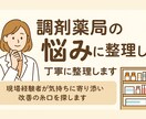 調剤薬局の悩みを丁寧に整理します 現場経験者が気持ちに寄り添い改善の糸口を探します イメージ1