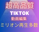 Tiktok/迅速・高品質/編集します ミリオン再生多数有り/現役インフルエンサー イメージ1
