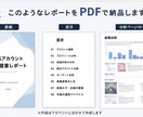 SNSアカウントを分析し改善提案します 現状の課題を見える化し、次にやるべきことを明確にします イメージ2