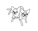 イラストを心を込めて描きます 線画イラストでシンプルに、愛犬や人物を描きます イメージ2