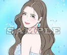 SNSアイコン等♪アイドルのような人物画を描きます 細かい要望がある方も相談してください♡ イメージ4