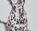 ペットをお飼いの方、似顔絵を描きます ボールペンだけで、一筆書きの、動物を描いています。 イメージ4