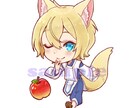 可愛らしいSDキャラクターをお描きします 描いて欲しいキャラクターを小さくします！アイコンなどにどうぞ イメージ1