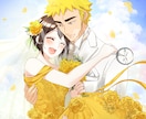 夢のウエディングイラストを描きます 6月の花嫁キャンペーン開催！【6月納期限定商品】 イメージ3