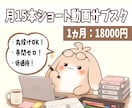 VTuber向け✨丸投げOKショート動画作成します 隔日投稿できる！1ヵ月15本の動画をお届けするサブスク イメージ1