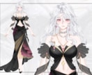 高精度・高複雑度Live2DVモデル制作します 立ち絵からモデリングまで一貫対応無制限修正・商用利用可 イメージ2