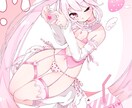 かわいい女の子のイラスト作成します 2次元の美少女が大好きな全人類に捧ぐ イメージ2
