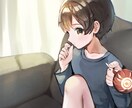かわいいキャラクターの厚塗りイラスト描きます SNS用アイコンやサムネイル、動画内イラストグッズ化にも！ イメージ1