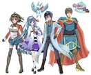 あなたの理想のキャラクター作成します 様々なキャラデザであなたの理想を表現します イメージ1