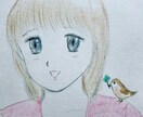 鉛筆、色鉛筆ならではの柔らかなタッチでお描きします ホッとするような女の子、男の子もお描きします。 イメージ3