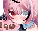 1枚絵を制作致します ぼかしを使用したパッキリしつつ優しいイラストを描きます イメージ2