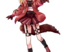 活動を支えるお姿を描きます Vライバー様向けでご希望の様々なポーズに対応できます イメージ4