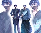 新生活応援サービス付-オリジナル立ち絵つくります 現代でもどんな服装でも老若男女お任せ下さい！ イメージ7