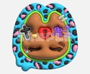 ぷっくり可愛い生き物のアイコン作成します SNS等で使えるぷっくりしたイラストのアイコン作ります イメージ9