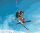 ポップでアートなスポーツアート制作いたします プロフィール画像・SNSアイコンに最適。プレゼントにも! イメージ8
