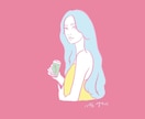 アイコンなどに使える似顔絵かきます 柔らかい線で、人と被らないオシャレな似顔絵に仕上げます。 イメージ3